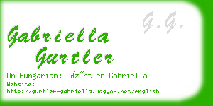 gabriella gurtler business card